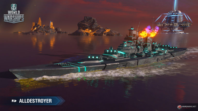 world of warships space battle don